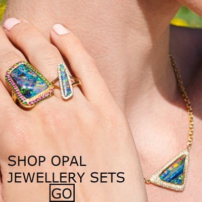 Hand crafted custom opal jewellery